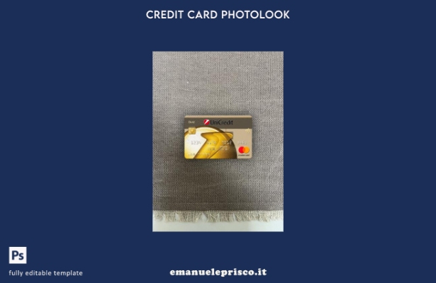 modello frontale photolook oro mastercard Romania UniCredit Bank stile verificat
